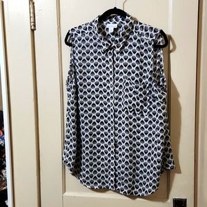 Liz Claiborne button down tank